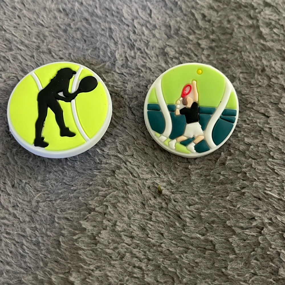 Tennis Croc charms new set of 2